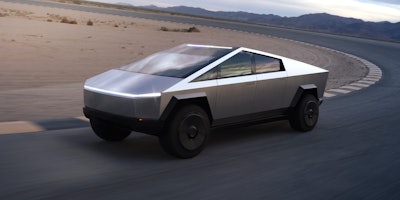 The Tesla Cybertruck is designed to have the utility of a truck and the performance of a sports car.