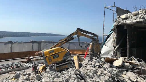 The implosion of the 332-foot-tall former headquarters of Bethlehem Steel took two weeks to prepare and a few seconds to bring down.