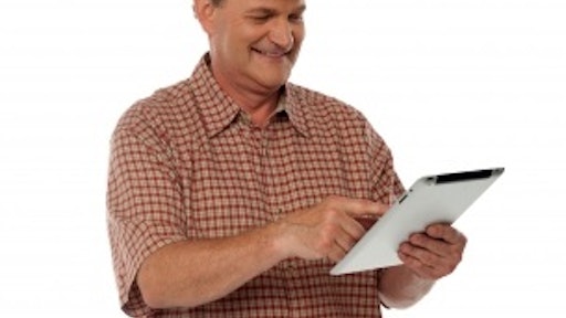 Construction Worker With Tablet Freedigitalphotos