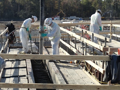 Best practice includes a form watcher measuring wall form deflections associated with concrete pressures due to the height of concrete and vibration. Not only a safety issue but monitoring form deflections can avoid out-of-tolerance walls.