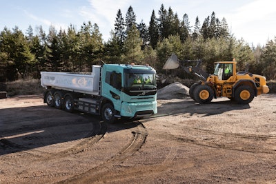 Volvo Trucks has developed electric concept trucks for construction operations.