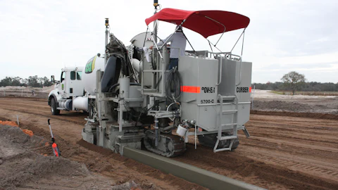5000-T Curb and Gutter Paver From: Curb Fox Equipment LLC | For ...