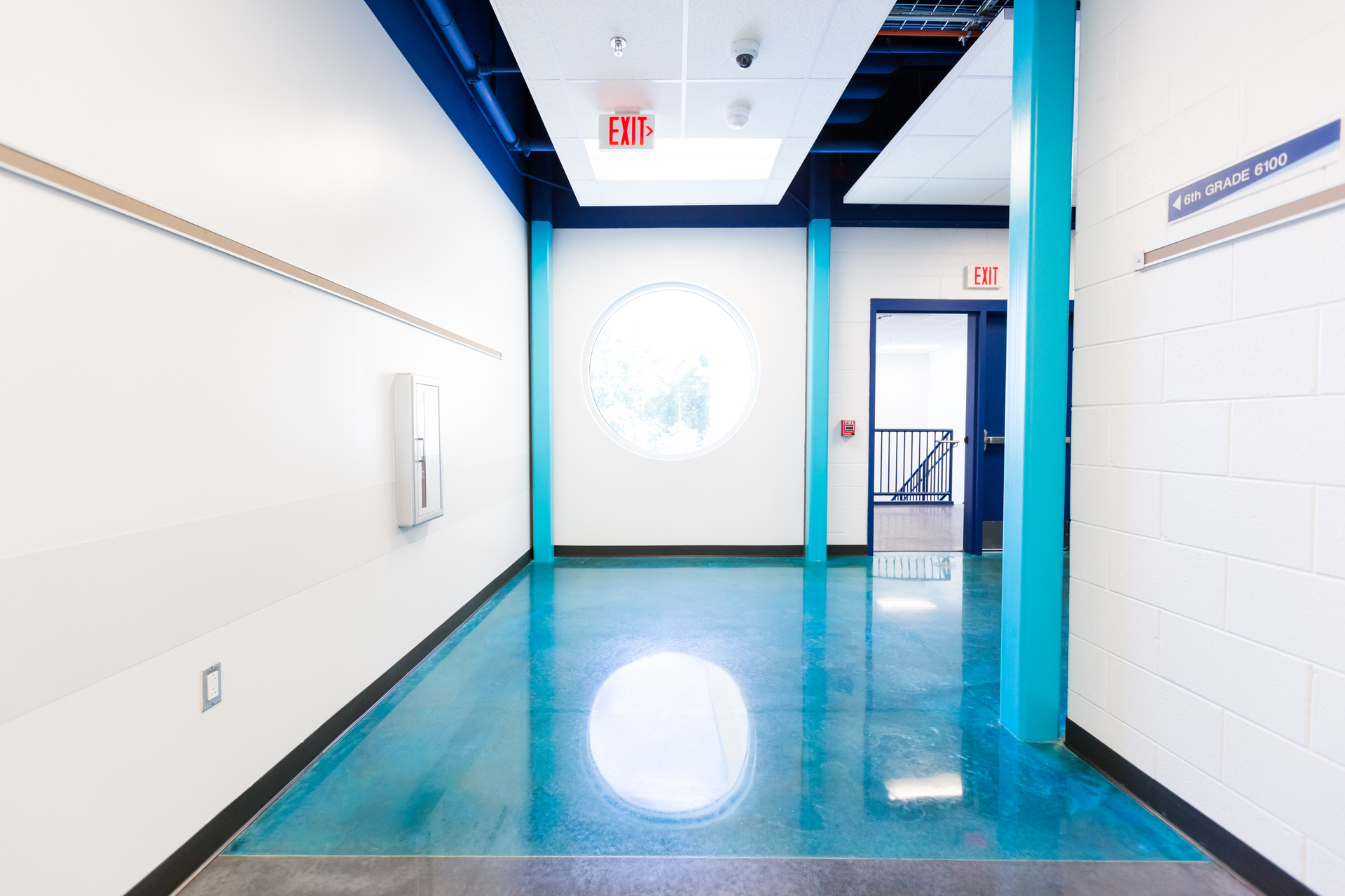 Prosoco dyed, polished concrete.