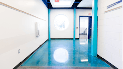 Prosoco dyed, polished concrete.