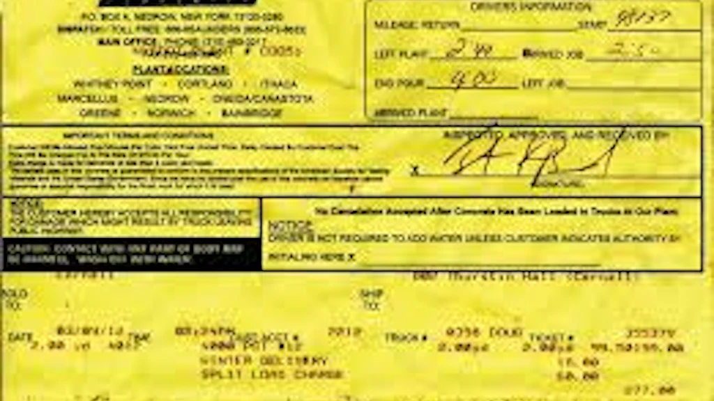 Batch Ticket Example How to Take Advantage of the Concrete Delivery Ticket | For ...
