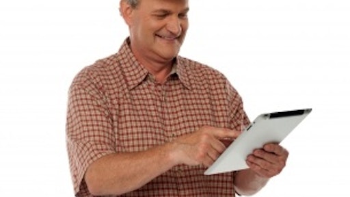 Construction Worker With Tablet Freedigitalphotos