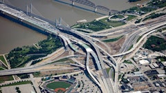 Ohio River Bridges: Downtown Crossing. Louisville, Kent.