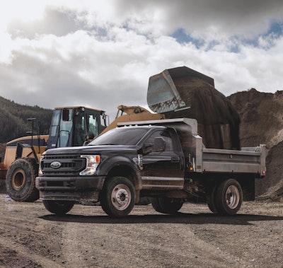 The Super Duty Chassis Cab delivers major performance with an a new big block 7.3-liter V8 providing 350 hp and torque of 468 ft.-lbs.