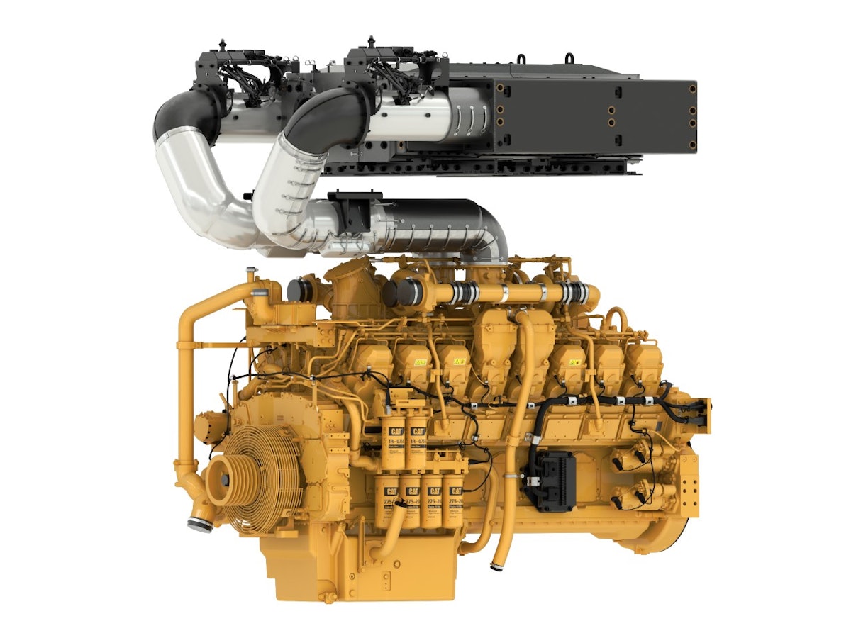 Caterpillar 3516E 78-liter V16 Industrial Engine From
