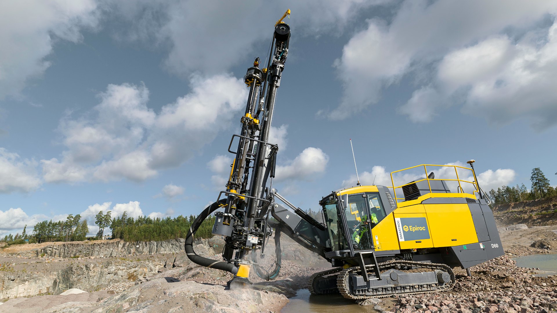 SmartROC D60 Surface Drill Rig From Epiroc For Construction Pros