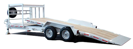 FT-16 IT-I Drop Deck Industrial Tilt Equipment Trailer From: Felling ...