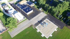 Asphalt Contractors Inc.'s donation to Kansasville Grade School, Kansasville, WI, included placing a 4-in. asphalt surface in two lifts, and excavating and placing the stone base for an additional 60-ft. x 207-ft. parking lot.
