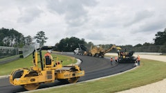 The 16-year-old pavement on the 2.38 mile Barber Motorsports Racetack was in desperate need of repair and the Granite Desert Cities crew stepped up to complete the work, but with no shortage of challenges ahead of them.