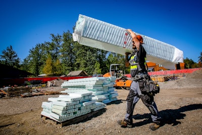 Shown here are Nudura Insulated Concrete Forms, which meet the demands of today's buildings, offering an energy efficient and eco-friendly construction option.