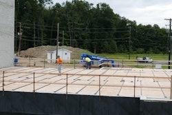 The use of Rapid Form Brackets on the construction of a four-story office building eliminated the need for about 720 two by fours at a cost of $4,800. In addition, the contractor estimates a labor savings of $26,800.