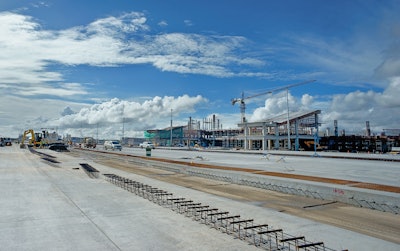 Wirtgen slipform pavers are suited to a wide range of requirements, such as producing concrete surfaces with a high degree of precision without using the fixed steel molds so often utilized at airports.