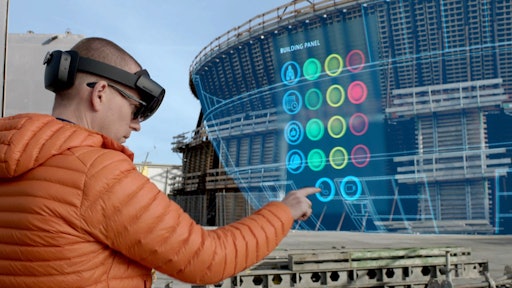 Bentley offers SYNCHRO XR, an app designed for visualizing 4D construction digital twins using the Microsoft HoloLens 2, a self-contained holographic computer that enables hands-free, heads-up interaction with digital model.