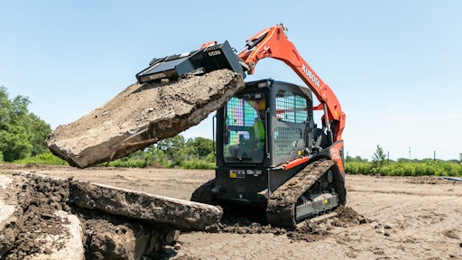 Kubota Cc30 Concrete Claw On Skid Steer
