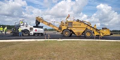 Preferred Materials Inc., A CRH Co., of Jacksonville, FL is the winner of the 2019 Ray Brown Airport Pavement Award for excellence in construction of an asphalt pavement for the company’s work at Jacksonville’s Herlong Recreational Airport (HEG).