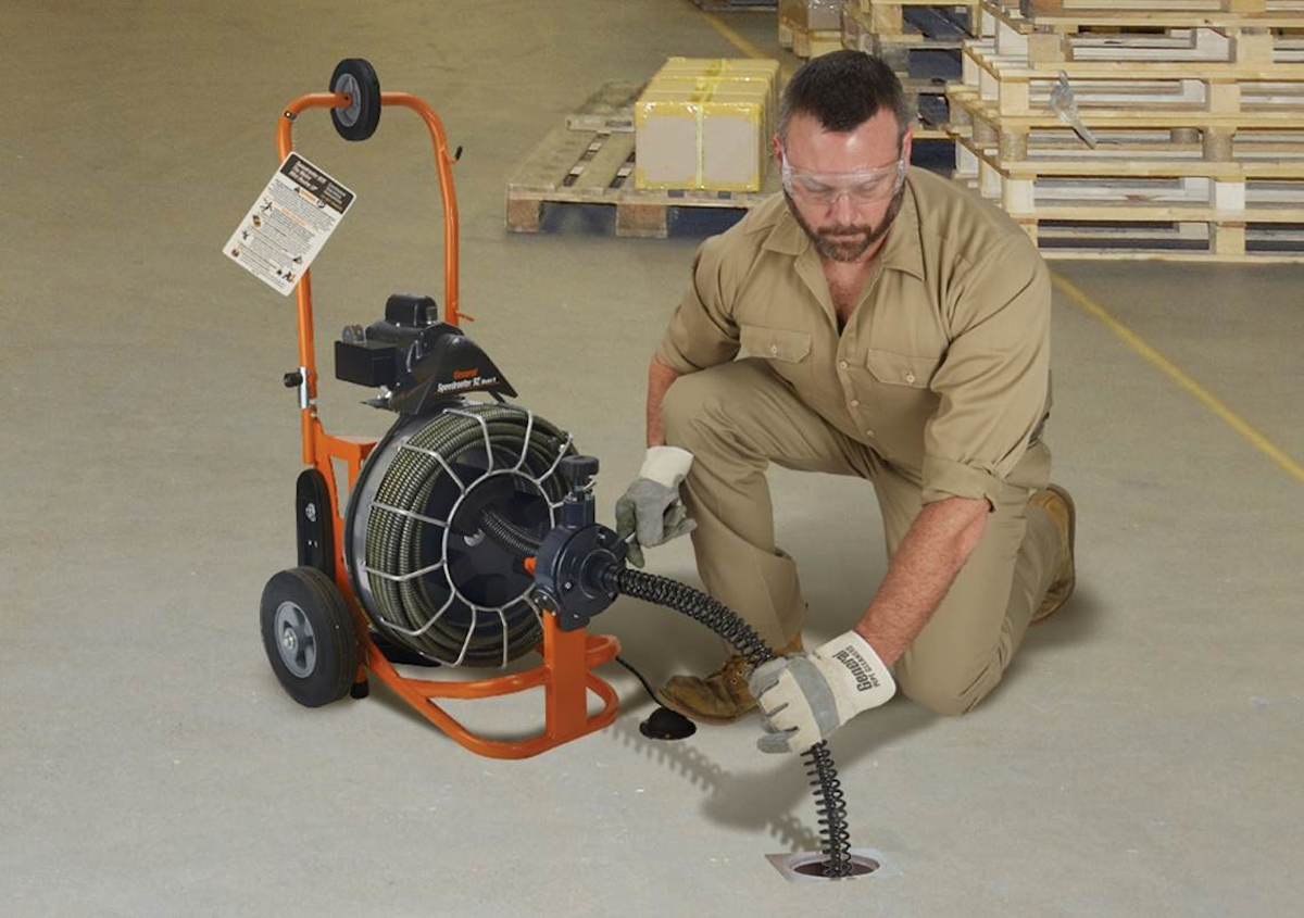 Speedrooter 92R Power Drain Cleaner With Automatic Feed From General