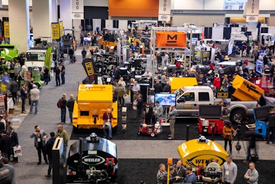 NPE's exhibit floor offered tools, materials, equipment and services for contractors involved in all aspects of the paving and pavement maintenance industry.