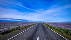 Asphalt Clouds Countryside Environment 464332