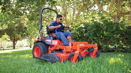 Commercial kubota zero turn mowers sales