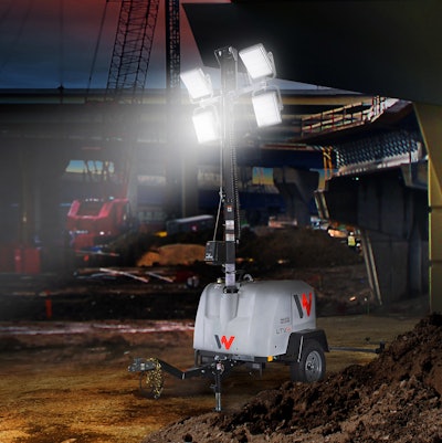 10 Wacker Neuson Ltv4 K Light Tower Action