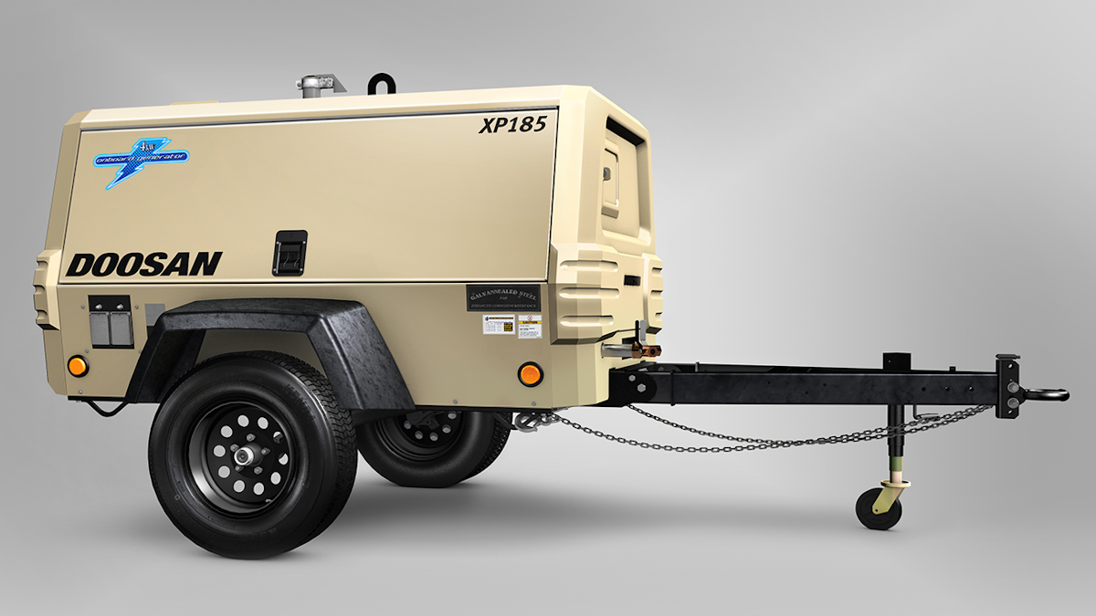 Doosan Expands Small Air Compressor Product Line with XP185WDO From