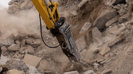 Manufactured by Montabert, branded Komatsu, these hydraulic breakers are designed and tested to fit Komatsu excavators from the PCMR30-5 up to the PC800LC-8, without modification.