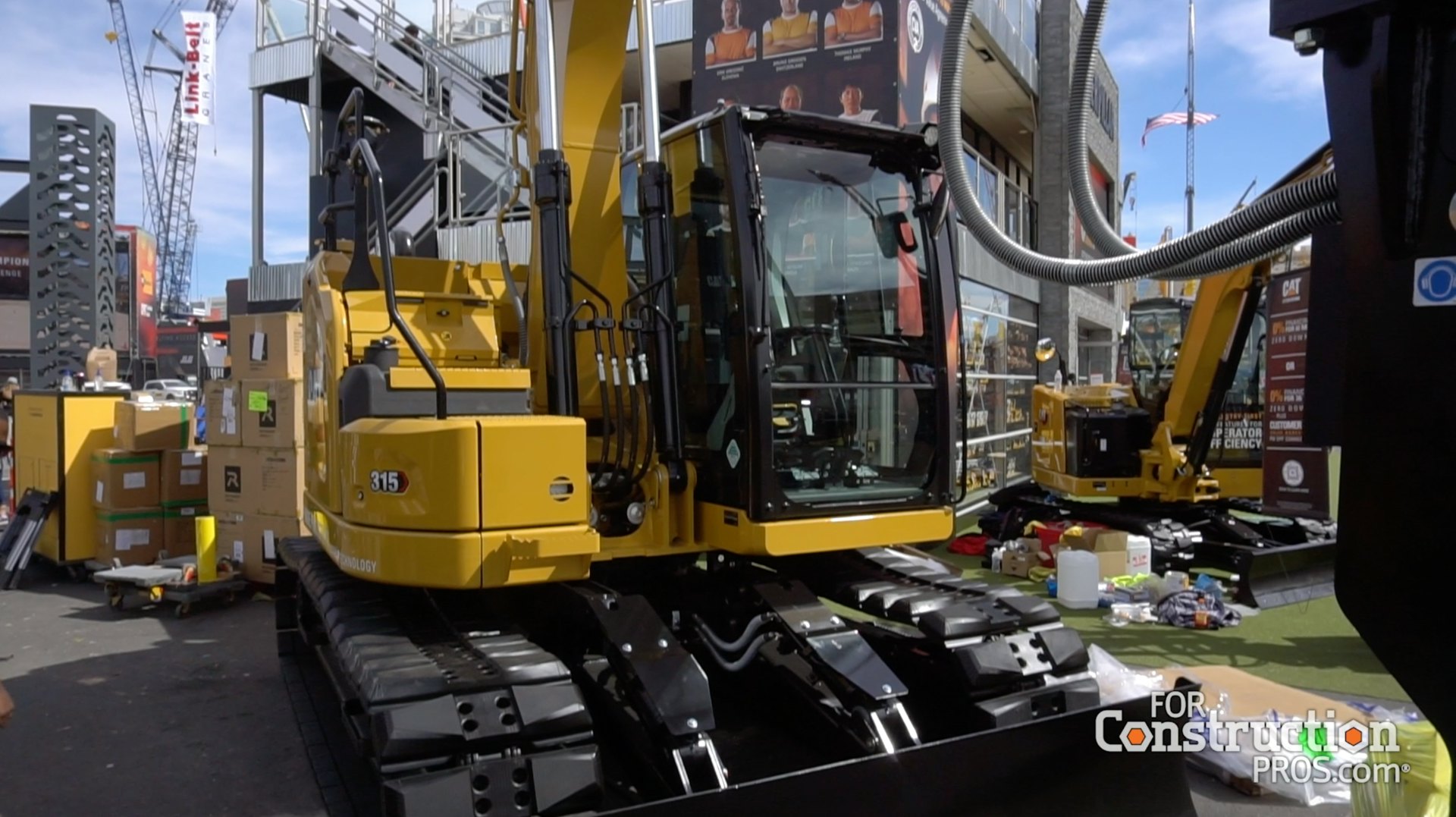 Video New Cat 315 Excavator Designed For High Performance For Construction Pros