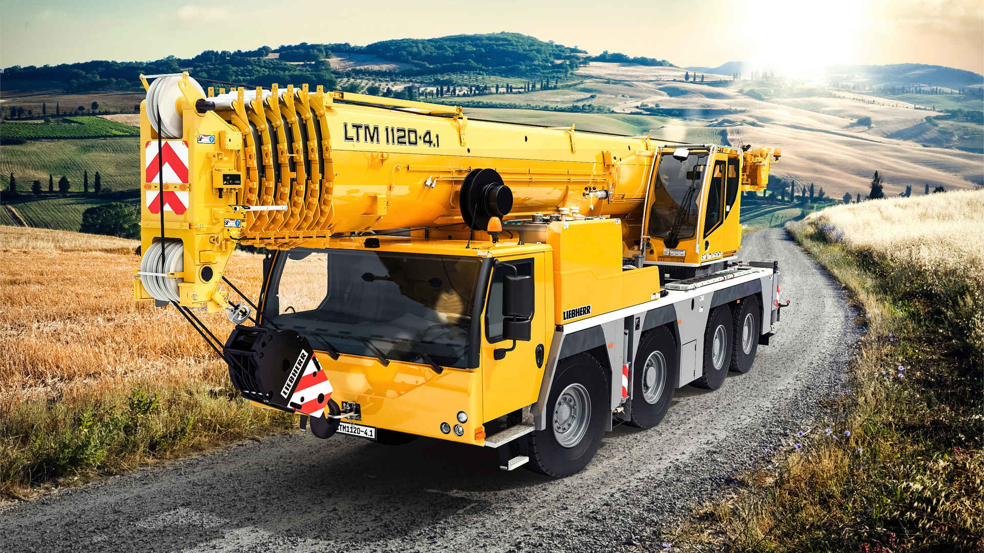 Liebherr LTM 1120-4.1 Four-axle Mobile Crane From: Liebherr USA, Co ...