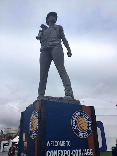 For the first time in CONEXPO-CON/AGG history, a WOMAN will greet attendees at the conference. If you’re attending, show your support by snapping a selfie with the hashtag #WhereWeBelong.