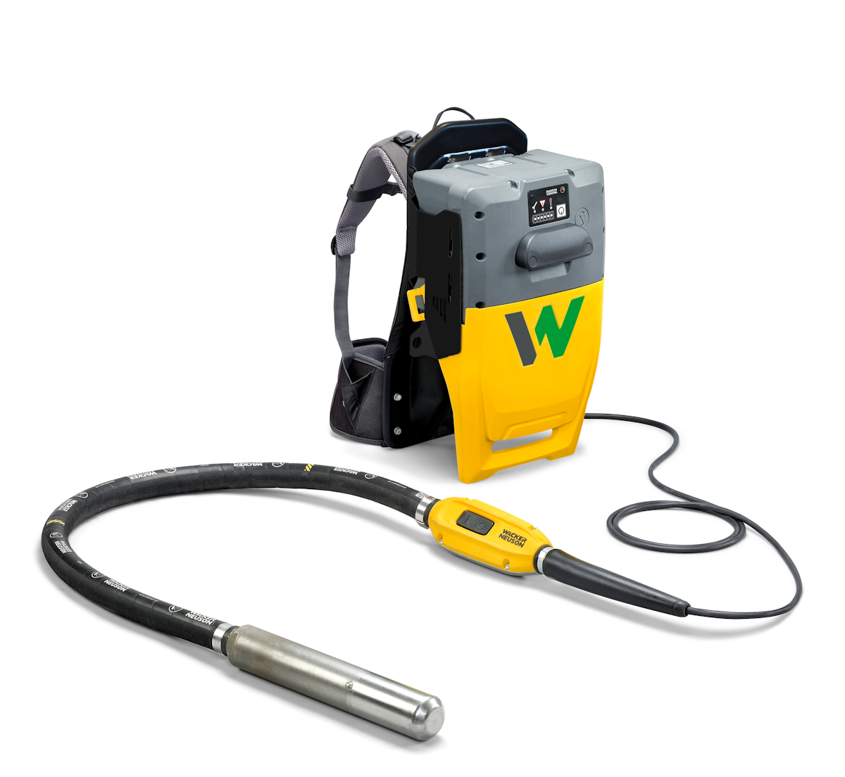 Wacker Neuson’s ACBe backpack concrete vibrator From Wacker Neuson
