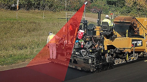 Thermal Mapping For Caterpillar Asphalt Pavers From Caterpillar Cat For Construction Pros