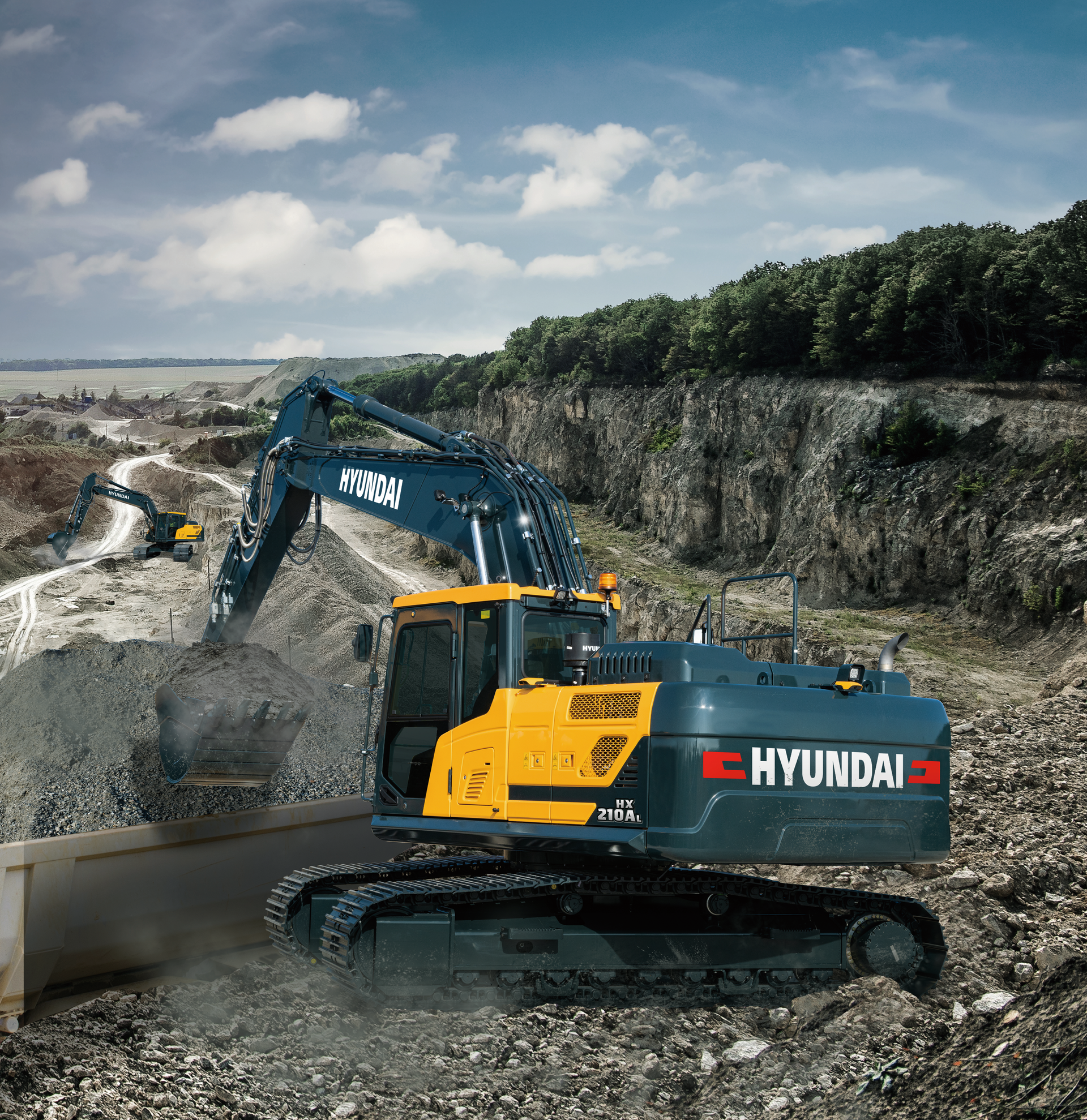 Hyundai Launches HX210A Excavator, HX85A Compact Excavator, HW250MH ...