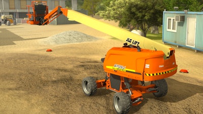 JLG 670SJ Self-Leveling Boom Lift