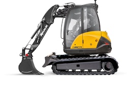 Mecalac plans an array of hourly equipment demonstrations at booth F2658 during CONEXPO-CON/AGG. Featured equipment includes the 6MCR crawler skid-excavator with speeds up to 6.2 mph (10 kmh).