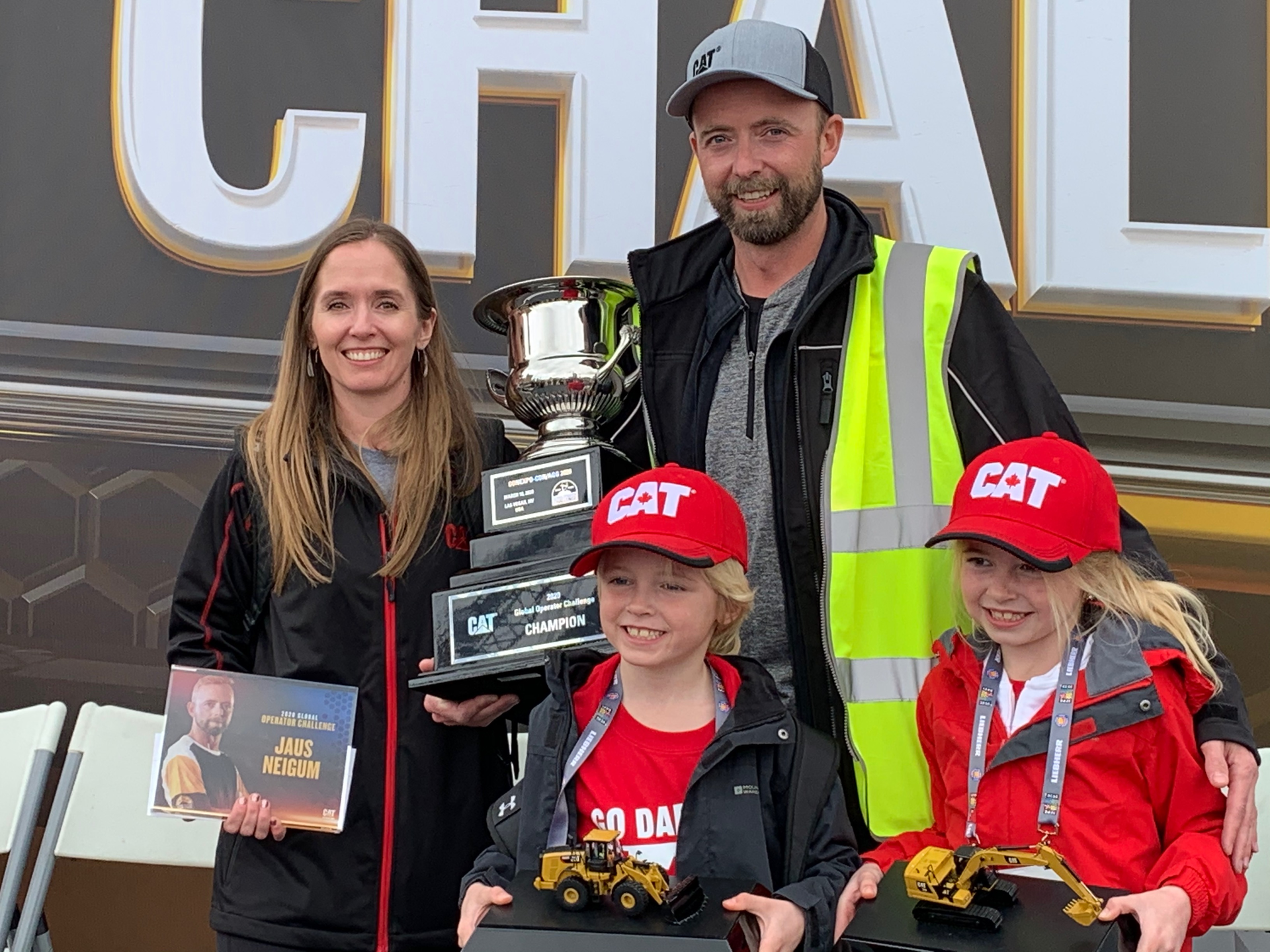 Cat Global Operator Challenge winner Jaus Neigem