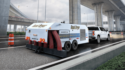 Road Dryer Trailer Mounted