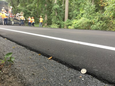 Because of the rapid cooling of thinlays, warm mix asphalt (WMA) technology can be used to aid in proper compaction.