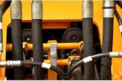 Hydraulic leaks are a telltale sign of particle contamination.