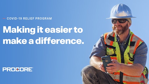 Procore Covid 19 Relief Program