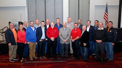 Back Row (left to right): Bobby Lavender, Eric Duiker, Wayne Bylsma, Carl Walker, Tom O’Malley, Nathan Germany, Bill Dwyer, Chris Pernicano Front Row (left to right): Nick Avella, Beth Langhauser, Tony Biddle, Caleb Thompson, Wayne Allen, Gary Brown, Jim Bodeker, Dennis Andrews, Gabriel Ojeda, Art Fink Not Present: Daryl Dika, Doug Doggett and Doug Marquis