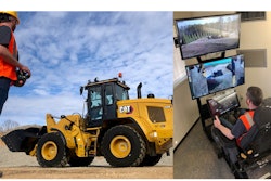 Cat Command for small loaders will be available with either line-of-sight, wearable control consoles, or seated, non-line-of-sight operating configurations.