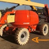 Solid tires in non-marking rubber protect finishes with no downtime due to flat tires.