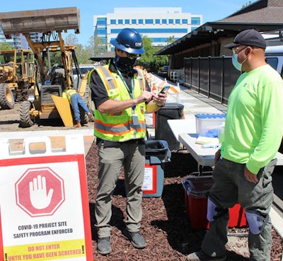 BuildCenter lets construction companies do on-site health-screening and contact-tracing for COVID-19.