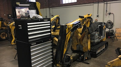 At the new Brokk Demonstration and Service Center in Missouri, crews service and repair equipment in one to two weeks.