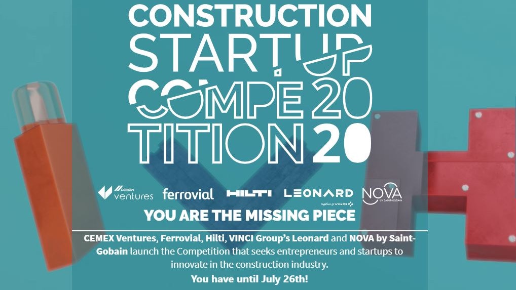 2020 Construction Startup Competition Launched by Industry Heavyweights