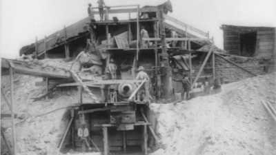 Hoover concrete mixer